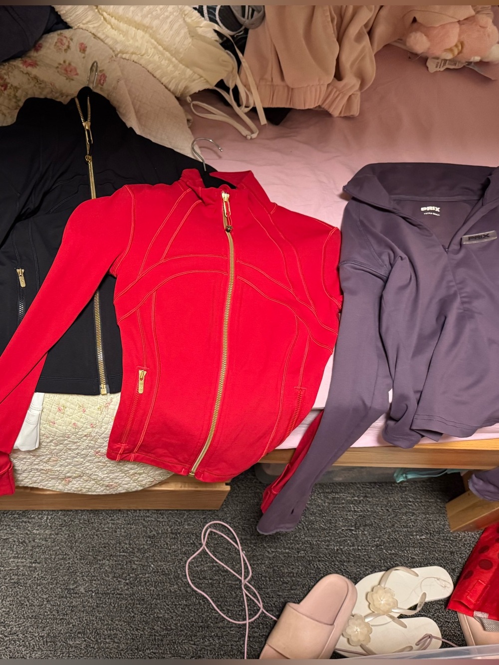 lululemon size 0 cropped define jackets bundle